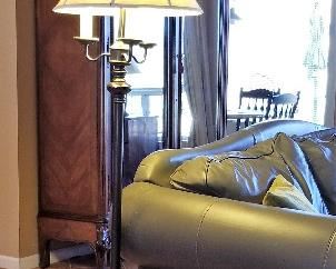 We have floor lamps in different styles.
