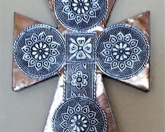 Copper cross. We have lots of crosses to choose from.