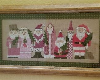 Christmas needlework art