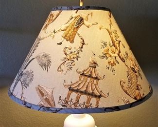 Gorgeous shades. Matching lamps.