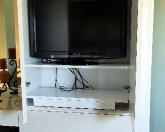 Modern Bedroom Armoire with vanity and lights