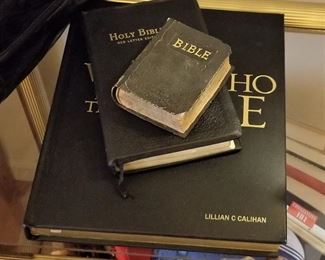 Bibles for sale.