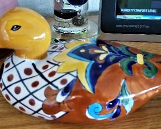 Colorful duck for the collector.