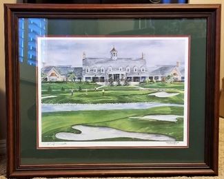 Golf art great for office or man cave or maybe a woman cave?