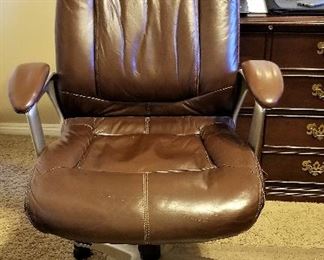 Carmel brown office chair