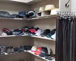 We have women's clothing too. Men and women's shoes and hats. Great belts too.