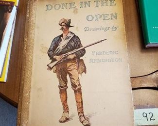 Frederick Remington books - Done in the Open