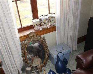 Mid century modern cannisters