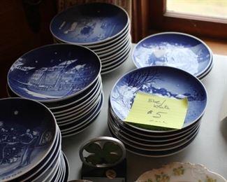 Bing Grondahl Christmas plates ($5 each)