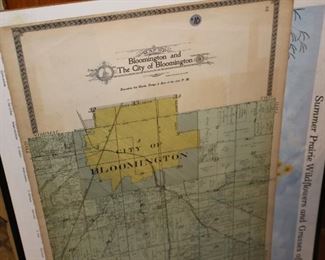 Plat map of south side Bloomington