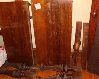 Square oak table to put back together