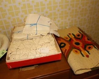 Linens, doilies