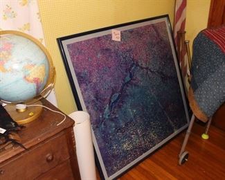 Large poster, globe