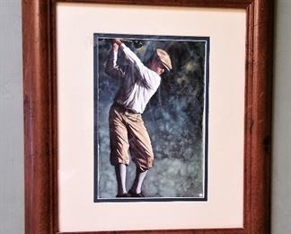 Nostalgic golf art.