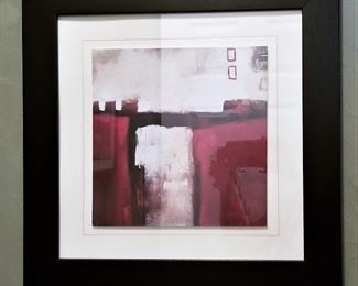 Red & Black Modern Art