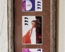 Colorful art depicting 5 portraits of Native Americans.