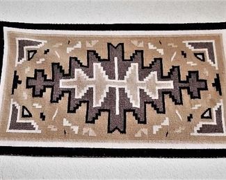 Native American design rug.
