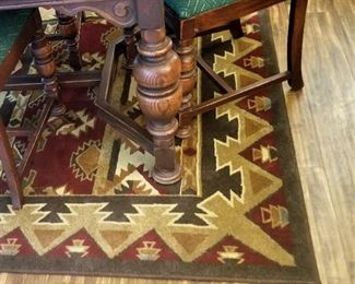 Southwest design rug.