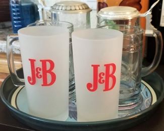 J&B glasses.
