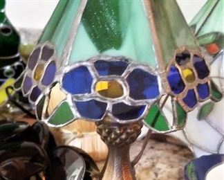 Stained glass handcrafted lamp.