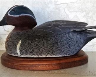 Hand carved duck.