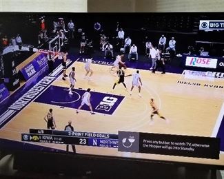 Large screen smart tv.