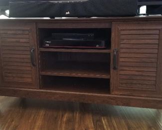 Storage console furniture piece. Great for a TV or in the back of a sofa or in a bedroom.