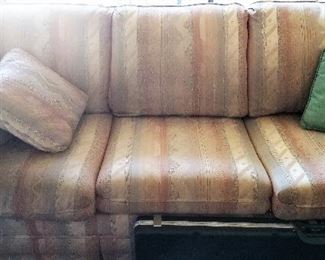 Nice sleeper sofa. Light neutral colors.