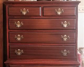 Lovely tall chest of drawers that match the Lane cedar chest.