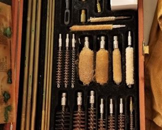 Gun cleaning kit.