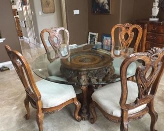 Schnadig Dining Table & Chairs