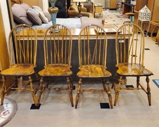 Vintage Windsor Style spindle chairs!