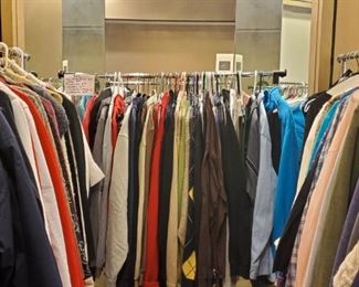 So many nice pieces of clothing - men and womens