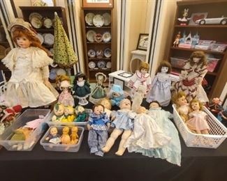 Vintage doll collection