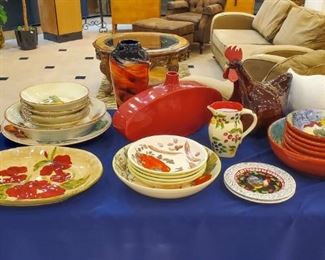 Longchamp France chicken and rooster!