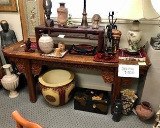 Fabulous Chinese carved alter table