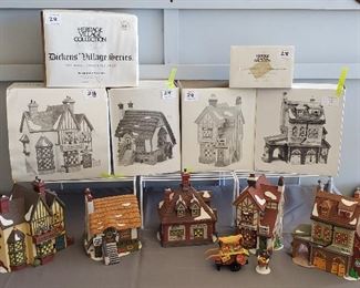 Dept 56 Dickens Village Christmas houses