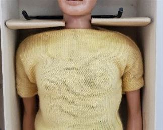 Vintage Flocked Hair Barbie Ken Doll In Box