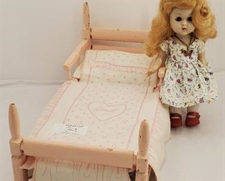 Vogue Ginny doll in bed