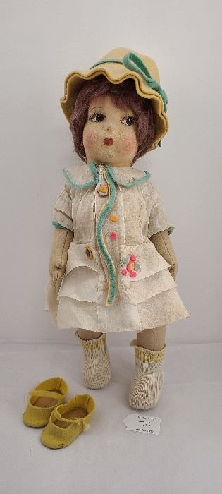 Antique Italian Lenci doll