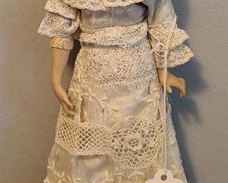 Antique German Galluba & Hoffman Pincushion Doll