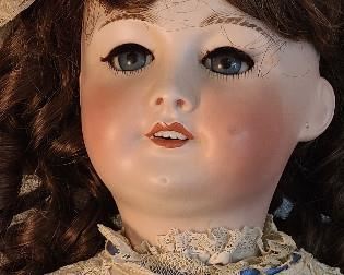 23" Antique French SFBJ #301 Bisque Head Girl Doll