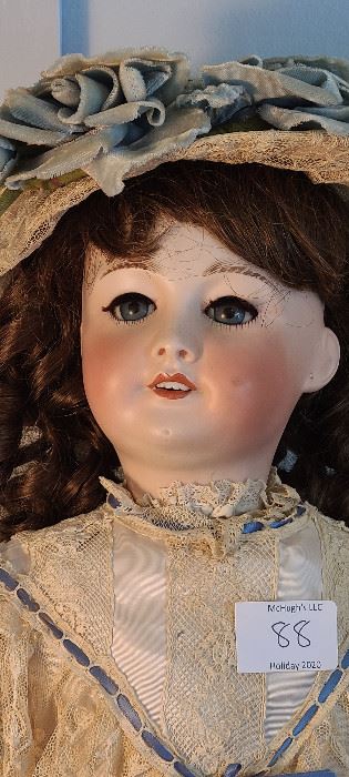 23" Antique French SFBJ #301 Bisque Head Girl Doll