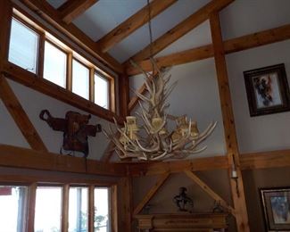 antler chandelier 