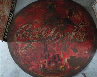 Rare Mexican Coca Cola sign. 