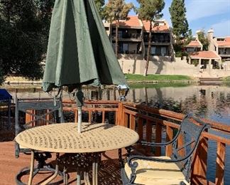 Patio Table, Chairs