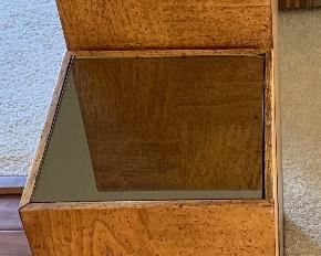 Vintage Mirrored Display Columns