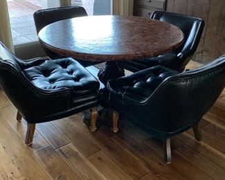 Vintage Kitchen Table w/ 4 Chairs