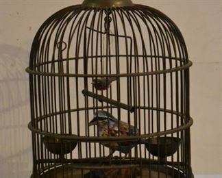 Brass bird cage