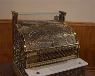 Brass National cash register 